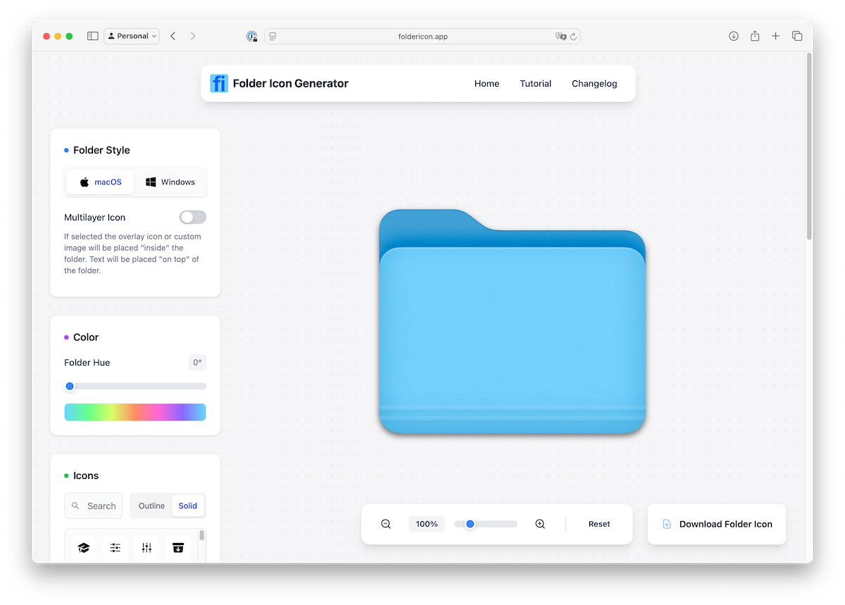 Folder Icon Generator